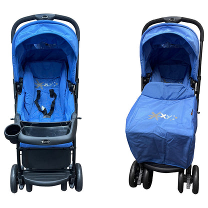 Combi Stroller Lorelli Classic Baby Stroller City Town Blue