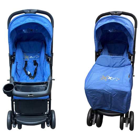 Combi Stroller Lorelli Classic Baby Stroller City Town Blue