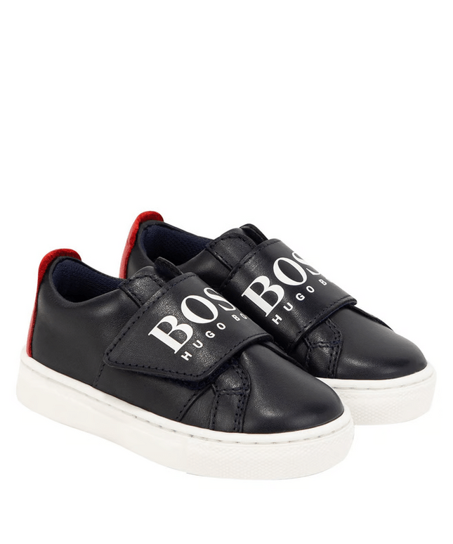 Hugo Boss  KIDS Logo sneakers | NAVY RED