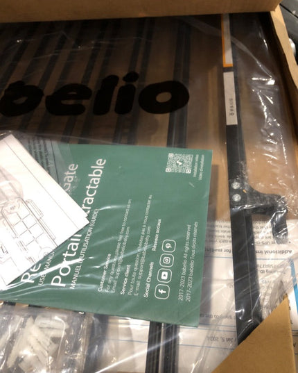 Babelio 66x109 cm No Bottom Bar Baby Gate for Babies, Elders and Pets(Black)