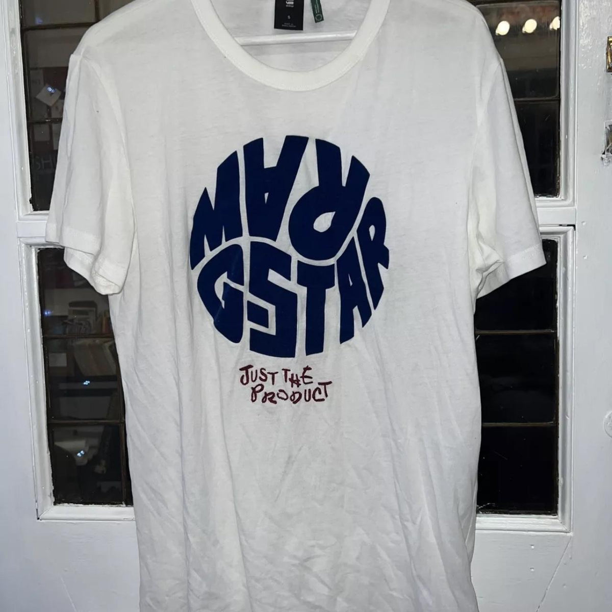 G-Star Raw Men'S White Graphic T-Shirt – Just The Product