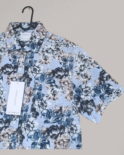Denim & Flower Ricky Singh Men’s Floral Shirt – Trendy Casual Style