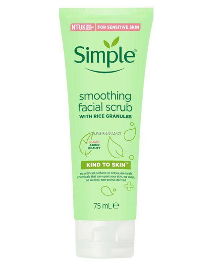 Simple Soothing Facial Scrub - Kind to Skin 75ml