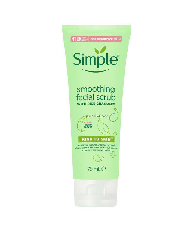 Simple Soothing Facial Scrub - Kind to Skin 75ml