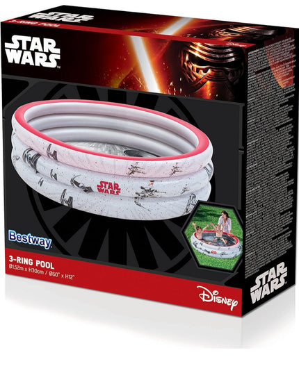 Bestway Star Wars 3 Ring Children's Swimming Pool
