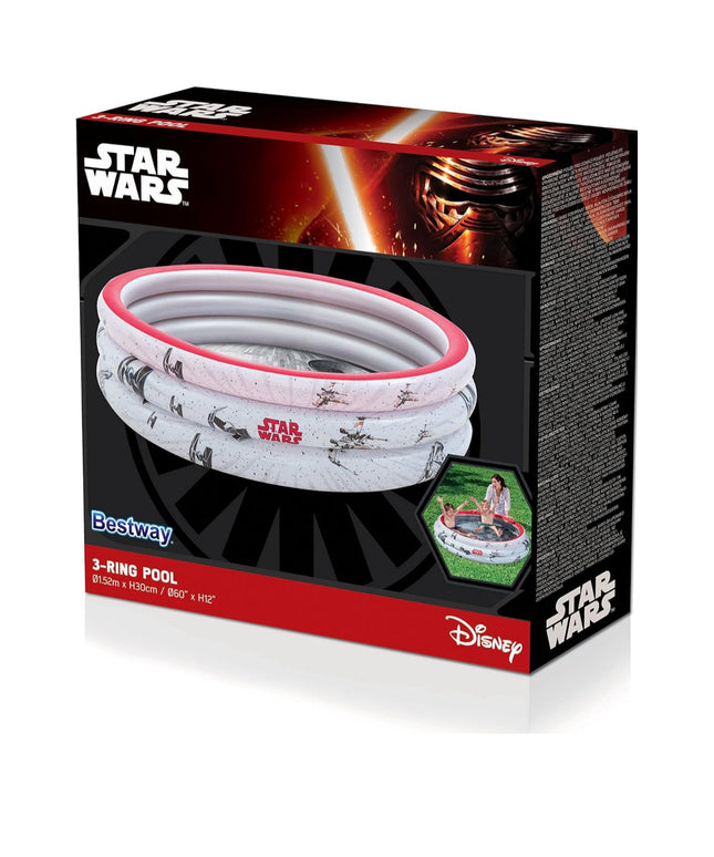 Bestway Star Wars 3 Ring Children's Swimming Pool
