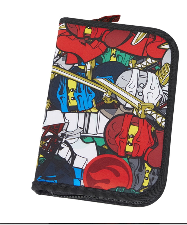 Lego Ninjago Comic pencil case with accessories