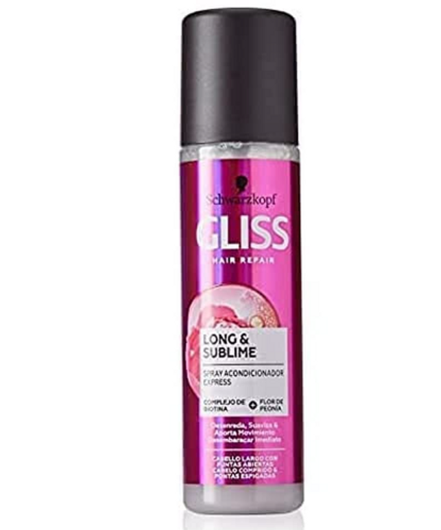 Schwarzken GLISS 200ml HAIR REPAIR LONG & SUBLIME SPRAY ACONDICIONADOR EXPRESS