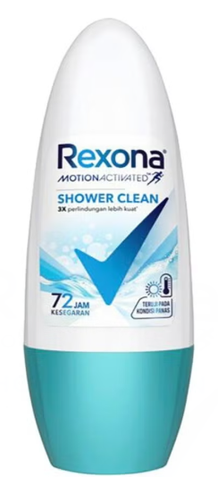 Rexona Shower Clean Deodorant, 45ml