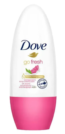 Dove Go fresh pomegranate & Lemon verbena scent for women, 40mL