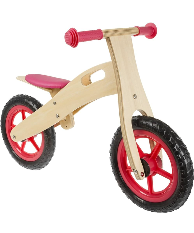 Wooden balance bike for kids
