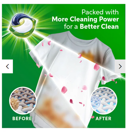 Ariel Floral Breeze All-In-1 Pods, Laundry Detergent Capsules, 15 Count