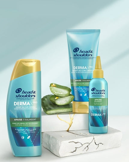 HEAD & SHOULDERS Dermaxpro Anti-Dandruff Shampoo 225ml+ Moisturizing Care Cream 145