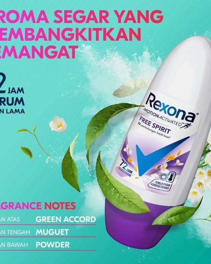 Rexona Women Deodorant Free Spirit, 45ml