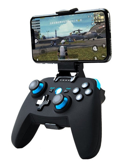 STOGA Wireless Game Controller for iPhone, Android, iPad, Mobile, PC, Tablet, Switch/Apple Arcade Mfi Games/TV/Steam, Shark Skin Bluetooth Pro Gaming Controller with Phone Clip, with 6-Axis Gyro/Dual