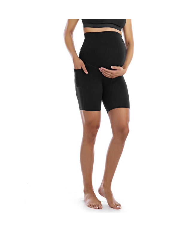 SIZE: L(12-14) - Time And Tru Women's Maternity Bike Short