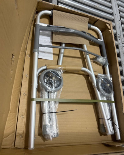 Medline Lightweight Folding Walker with ,Supports up to 136 kg