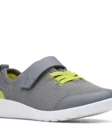 Clarks KIDS  scape track youth Athletic Shoes - Ready for Action GRAY COLOR