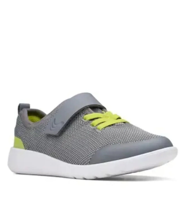 Clarks KIDS  scape track youth Athletic Shoes - Ready for Action GRAY COLOR