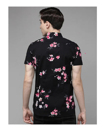 Denim & Flower Ricky Singh Men’s Floral Short Sleeve Shirt