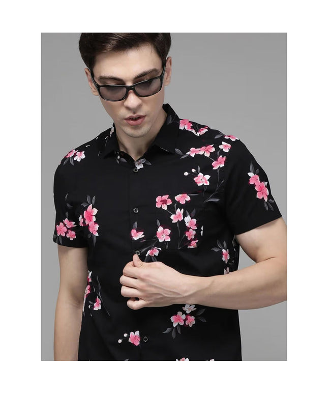 Denim & Flower Ricky Singh Men’s Floral Short Sleeve Shirt