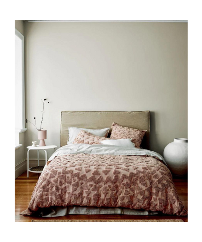 Aura Home Maya Quilt Cover - Rosewater