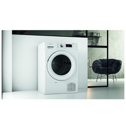 WHIRLPOOL CONDENSER DRYER 8KG, WHITE