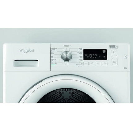 WHIRLPOOL CONDENSER DRYER 8KG, WHITE