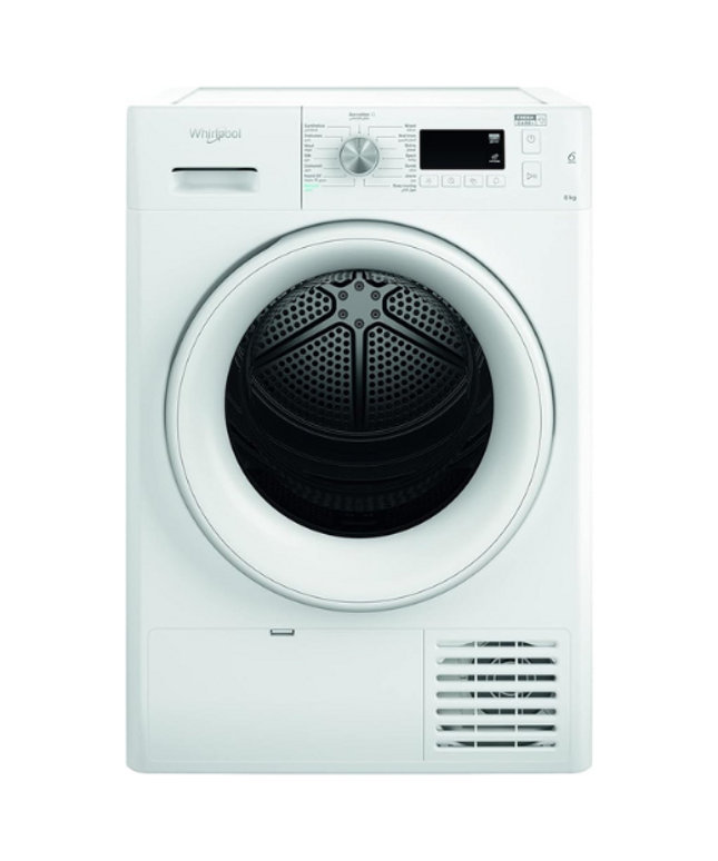 WHIRLPOOL CONDENSER DRYER 8KG, WHITE