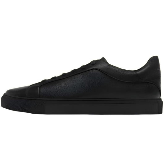 Massimo Dutti Urban Legends: Black Leather Trainers - 2117/850/800