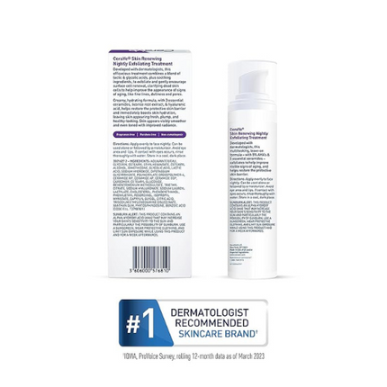 CeraVe Anti Aging Face Serum with Glycolic Acid, Lactic Acid, and Ceramides | Dark Spot Corrector for Face | 1.7 Ounce, 1.7 Fl Oz (Pack of 1)