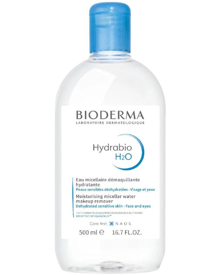Bioderma HydraBio H2O Micelle Solution for Women - 16.9 oz Cleanser
