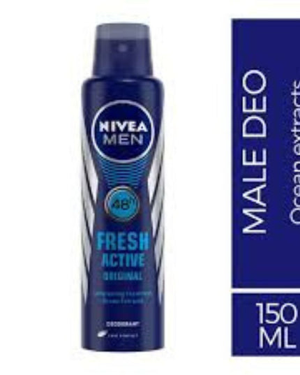 Nivea Men Fresh Active Original 48h Deodorant Spray For Men 150ML