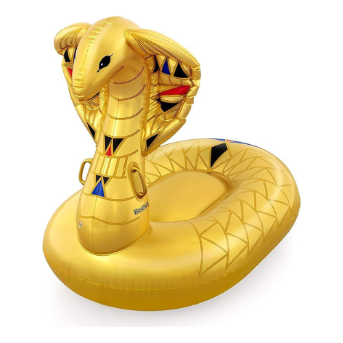 Bestway Golden Cobra Island Ride-On Pool Float 180Cm