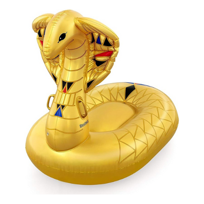 Bestway Golden Cobra Island Ride-On Pool Float 180Cm