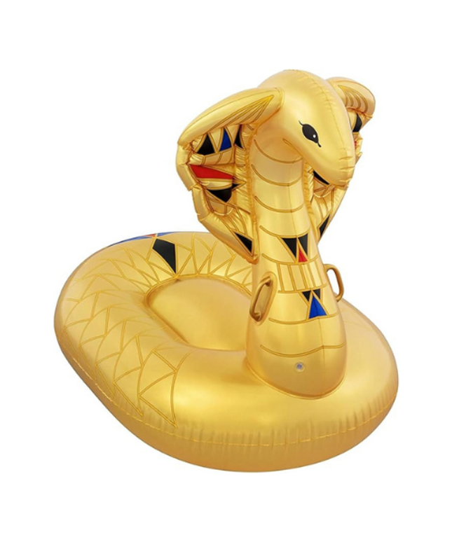 Bestway Golden Cobra Island Ride-On Pool Float 180cm