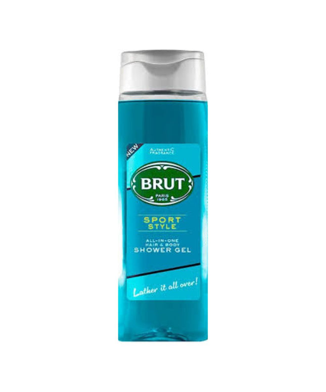 Brut Sport Style ALL-IN-ONE Shower gel for Hair & Body | Body Wash for Men| Authentic Fragrance 500ml Brand: Brut