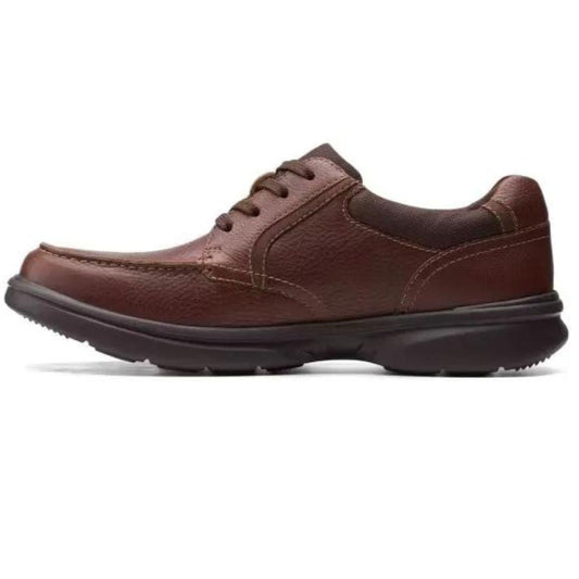 Clarks Bradley Vibe Tan Tumbled Leather Shoes For Men - Step Into Luxury- 261543647