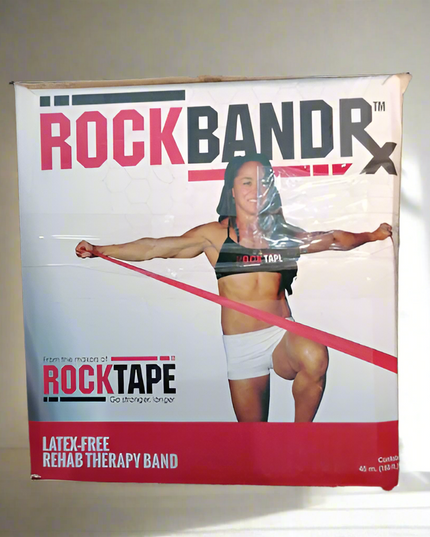 ROCKTAPE LATEX-FREE REHAB THERAPY BAND Extra light -Green