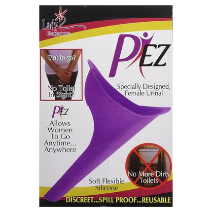 PIEZ Jobar International - P Ez Travel Urinal For Women Spill Proof Reusable