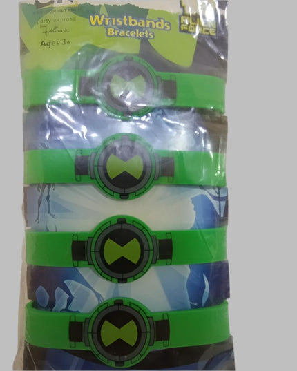 Ben 10 wrist band Bracelete 4 Qty Wristbands