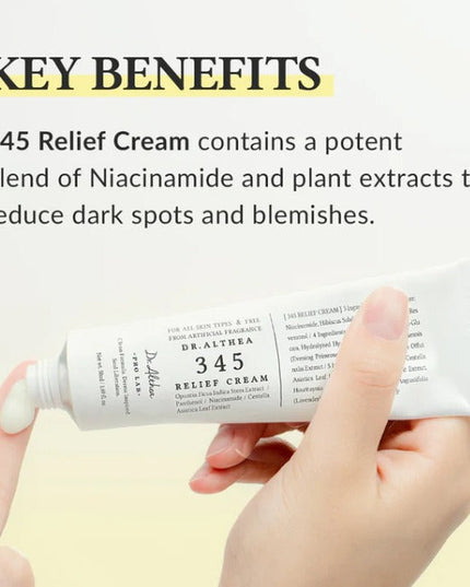 345 Relief Cream - Post acne Cream Cosmetics –