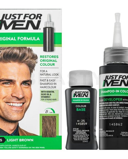 Just For Men Hair Colour Original Formula Light Brown H25