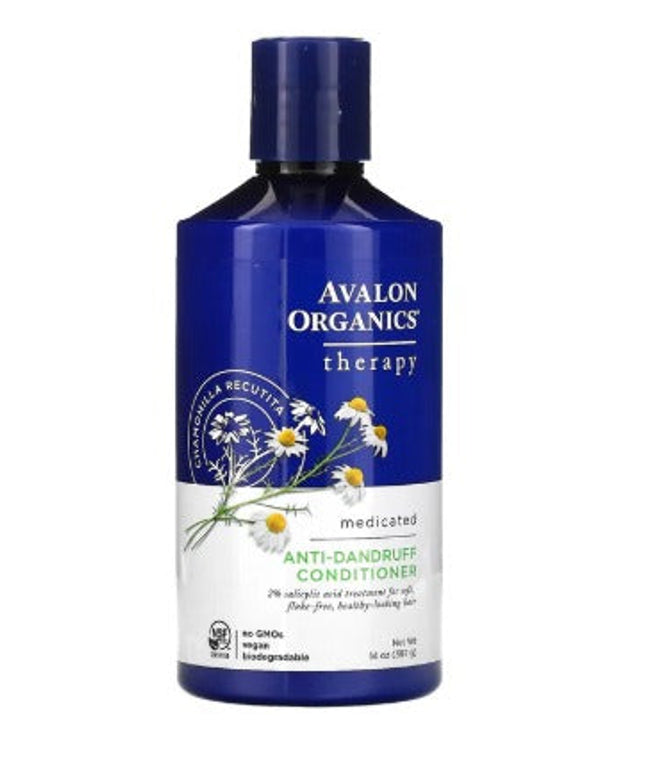 Avalon Organics, Anti-Dandruff Conditioner, Chamomilla Recutita, 14 oz
