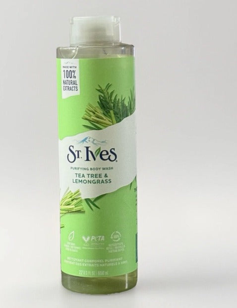St. Ives - Tea Tree & Lemongrass Purifying Body Wash 22 Fl Oz NEW