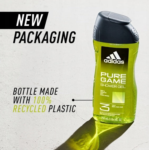 adidas shower gel 400ml pure game