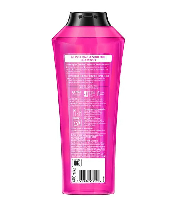 Gliss Long & Sublime Shampoo Hair loss treatment shampoo 400 mle