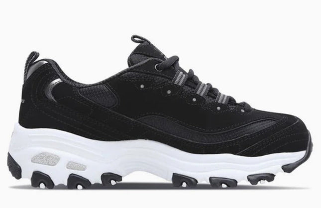 Skechers Women's D-Lites Color Black/White 11930-BLK