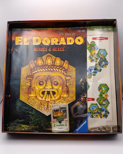 Ravensburger The Quest for El Dorado: Golden Temples Adventure Family Game For Ages 10 & Up