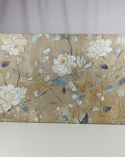 SEALED - 120CM X 60CM Floral Unframed Canvas - Threshold
